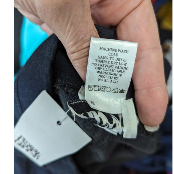 Prairie Underground Original Glove Legging Ruched Cropped Dark Blue Denim M NWT - Picture 7 of 10